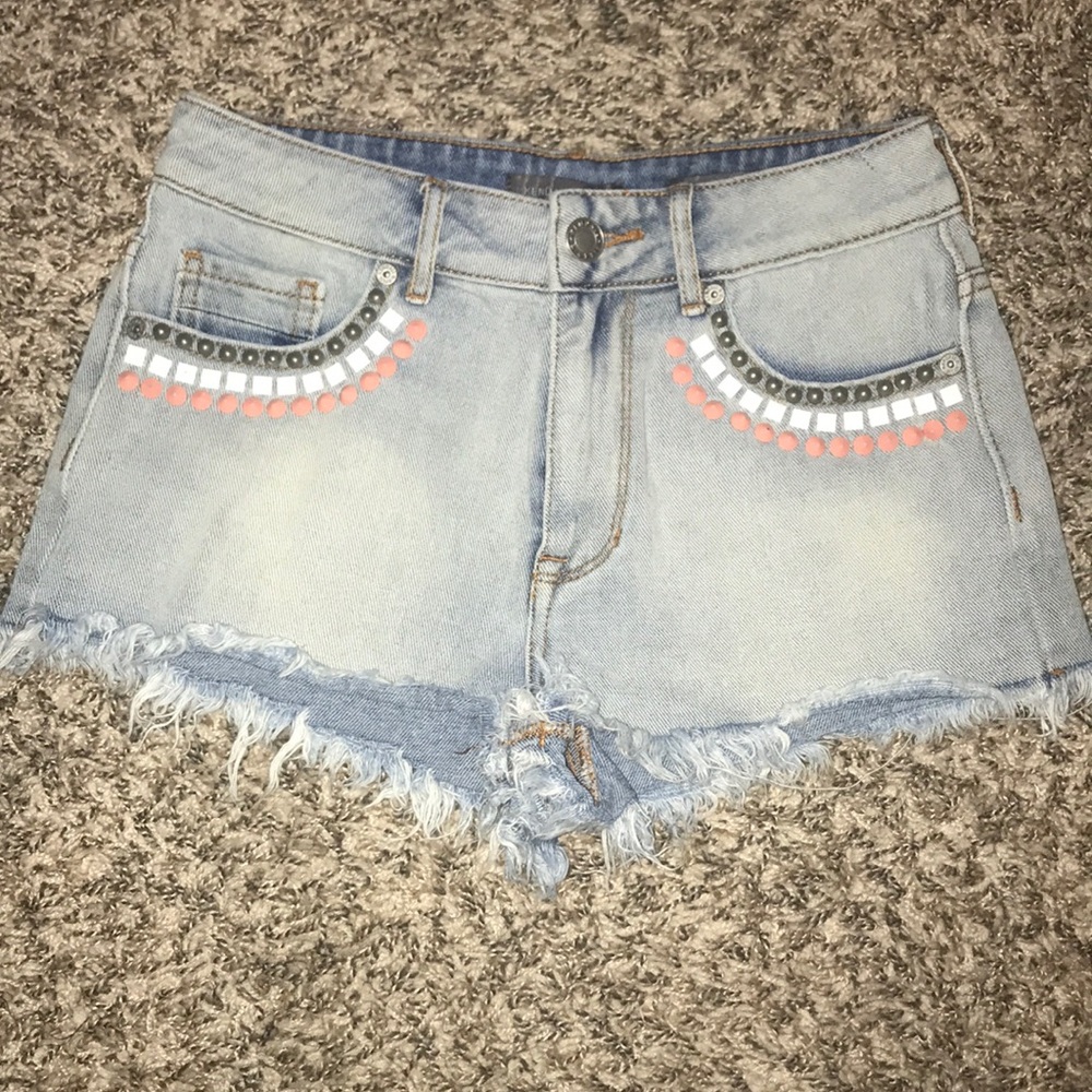 Kendall and Kylie high rise shorts